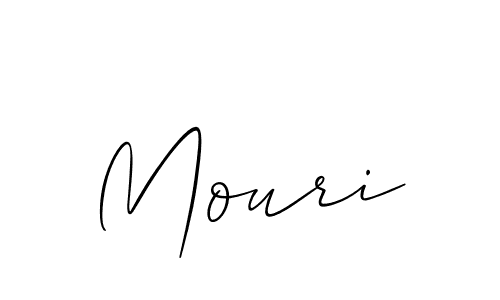 Design your own signature with our free online signature maker. With this signature software, you can create a handwritten (Allison_Script) signature for name Mouri. Mouri signature style 2 images and pictures png