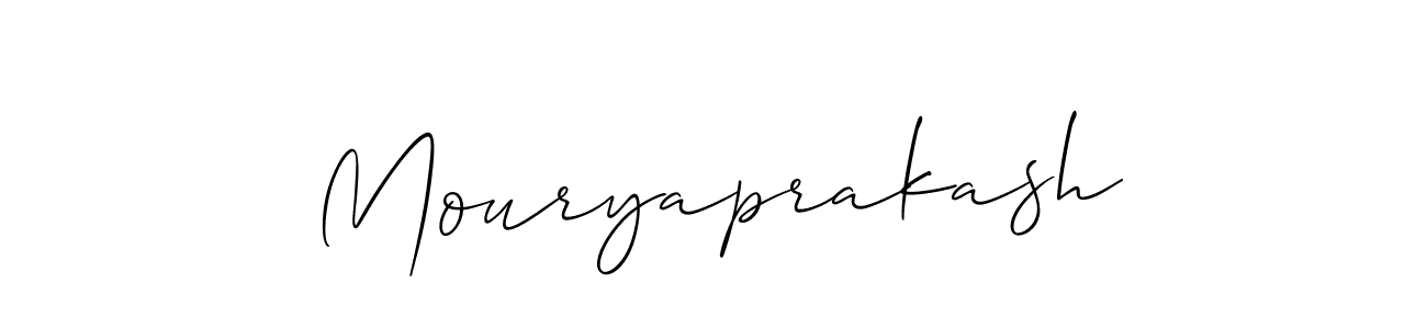 Also You can easily find your signature by using the search form. We will create Mouryaprakash name handwritten signature images for you free of cost using Allison_Script sign style. Mouryaprakash signature style 2 images and pictures png