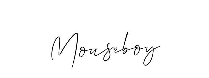Create a beautiful signature design for name Mouseboy. With this signature (Allison_Script) fonts, you can make a handwritten signature for free. Mouseboy signature style 2 images and pictures png