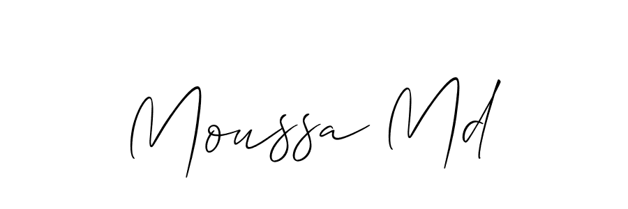 How to Draw Moussa Md signature style? Allison_Script is a latest design signature styles for name Moussa Md. Moussa Md signature style 2 images and pictures png