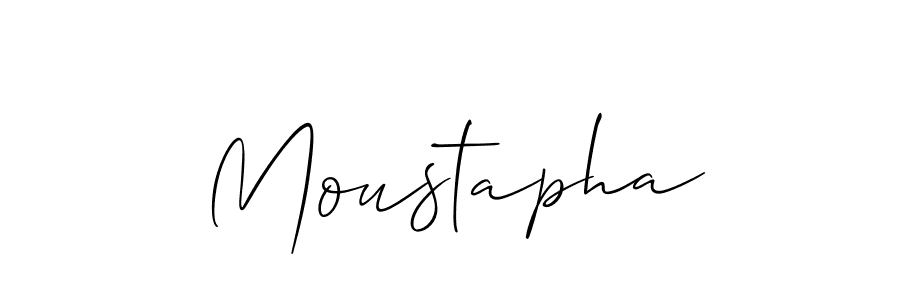 Use a signature maker to create a handwritten signature online. With this signature software, you can design (Allison_Script) your own signature for name Moustapha. Moustapha signature style 2 images and pictures png
