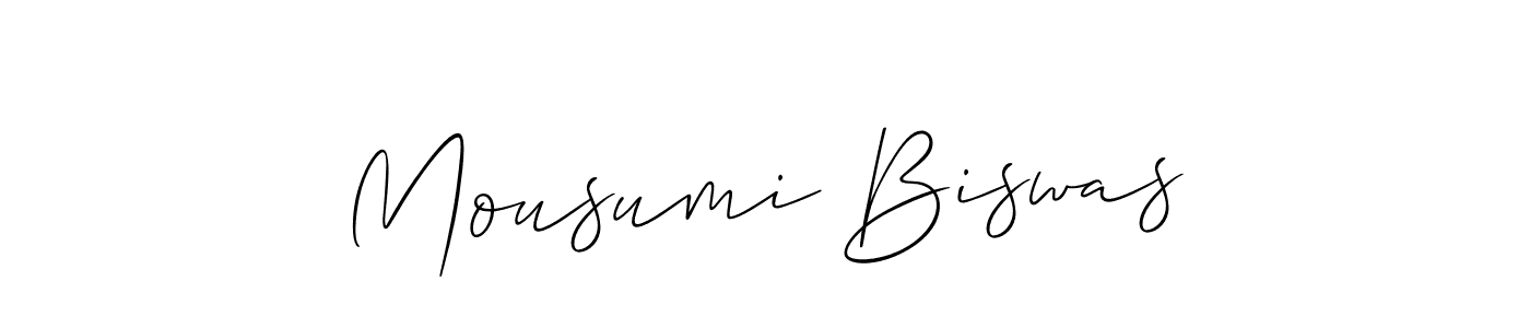 Make a short Mousumi Biswas signature style. Manage your documents anywhere anytime using Allison_Script. Create and add eSignatures, submit forms, share and send files easily. Mousumi Biswas signature style 2 images and pictures png