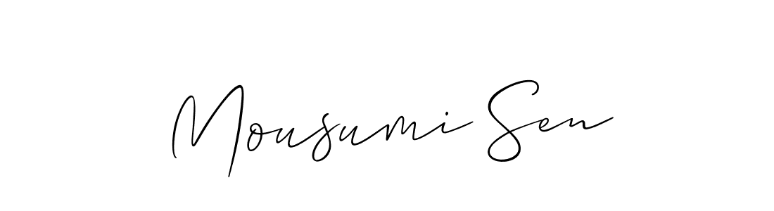 Similarly Allison_Script is the best handwritten signature design. Signature creator online .You can use it as an online autograph creator for name Mousumi Sen. Mousumi Sen signature style 2 images and pictures png