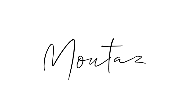 Similarly Allison_Script is the best handwritten signature design. Signature creator online .You can use it as an online autograph creator for name Moutaz. Moutaz signature style 2 images and pictures png