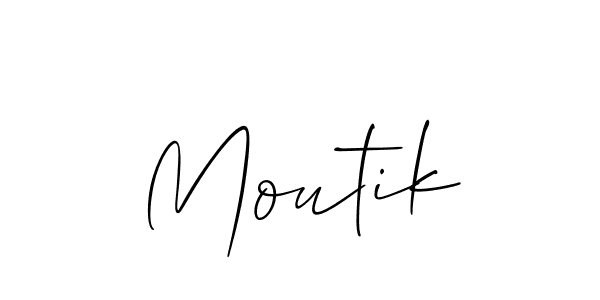 You can use this online signature creator to create a handwritten signature for the name Moutik. This is the best online autograph maker. Moutik signature style 2 images and pictures png