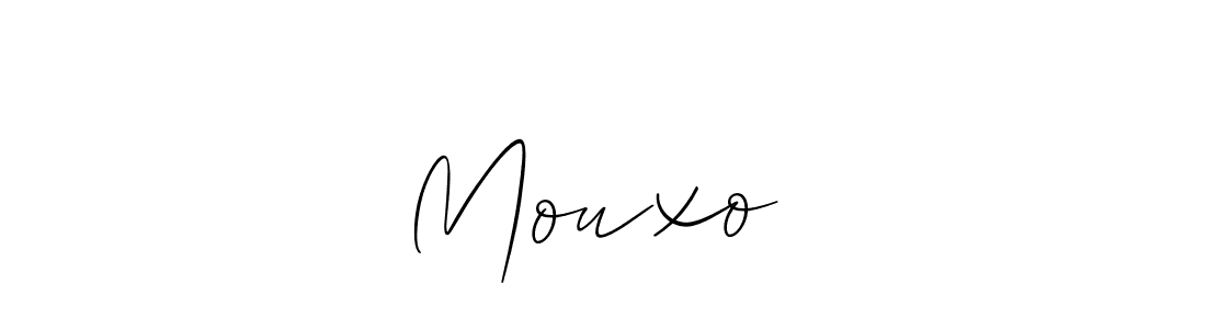 Make a short Mouxo❤️ signature style. Manage your documents anywhere anytime using Allison_Script. Create and add eSignatures, submit forms, share and send files easily. Mouxo❤️ signature style 2 images and pictures png