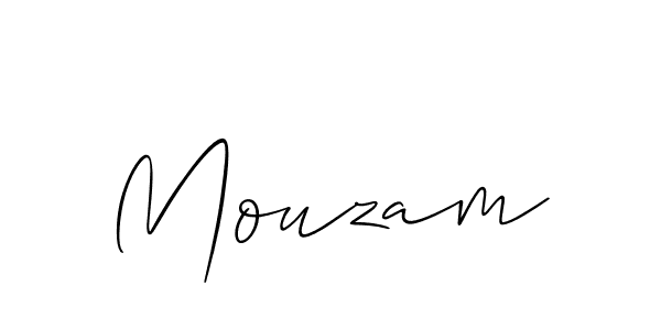 How to make Mouzam name signature. Use Allison_Script style for creating short signs online. This is the latest handwritten sign. Mouzam signature style 2 images and pictures png