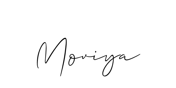 How to make Moviya name signature. Use Allison_Script style for creating short signs online. This is the latest handwritten sign. Moviya signature style 2 images and pictures png