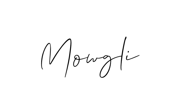 How to make Mowgli name signature. Use Allison_Script style for creating short signs online. This is the latest handwritten sign. Mowgli signature style 2 images and pictures png