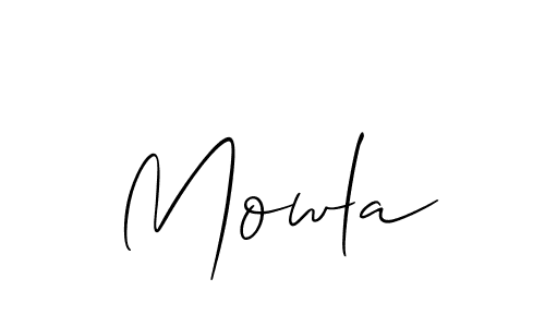 How to make Mowla signature? Allison_Script is a professional autograph style. Create handwritten signature for Mowla name. Mowla signature style 2 images and pictures png