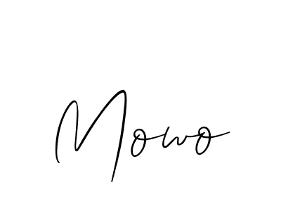 Mowo stylish signature style. Best Handwritten Sign (Allison_Script) for my name. Handwritten Signature Collection Ideas for my name Mowo. Mowo signature style 2 images and pictures png