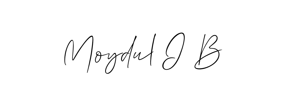 Moydul I B stylish signature style. Best Handwritten Sign (Allison_Script) for my name. Handwritten Signature Collection Ideas for my name Moydul I B. Moydul I B signature style 2 images and pictures png
