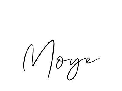 How to make Moye name signature. Use Allison_Script style for creating short signs online. This is the latest handwritten sign. Moye signature style 2 images and pictures png