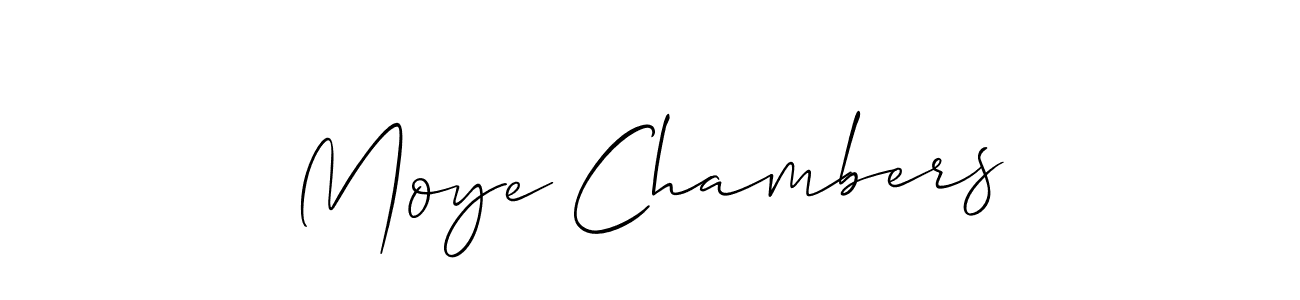 Make a beautiful signature design for name Moye Chambers. Use this online signature maker to create a handwritten signature for free. Moye Chambers signature style 2 images and pictures png