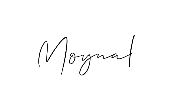 It looks lik you need a new signature style for name Moynal. Design unique handwritten (Allison_Script) signature with our free signature maker in just a few clicks. Moynal signature style 2 images and pictures png