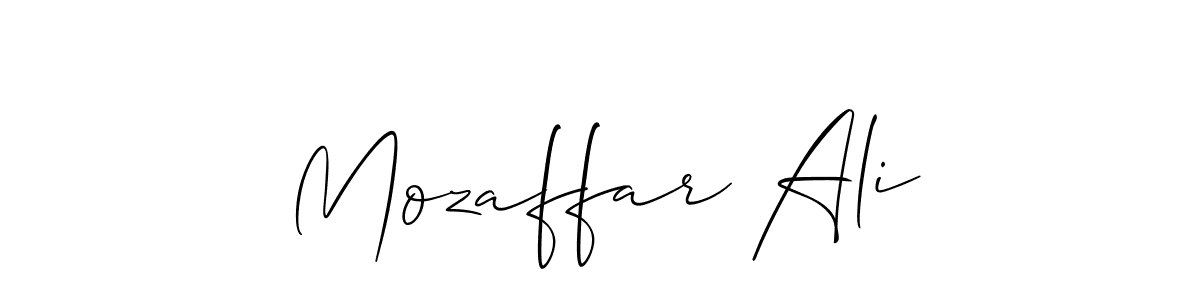 Mozaffar Ali stylish signature style. Best Handwritten Sign (Allison_Script) for my name. Handwritten Signature Collection Ideas for my name Mozaffar Ali. Mozaffar Ali signature style 2 images and pictures png