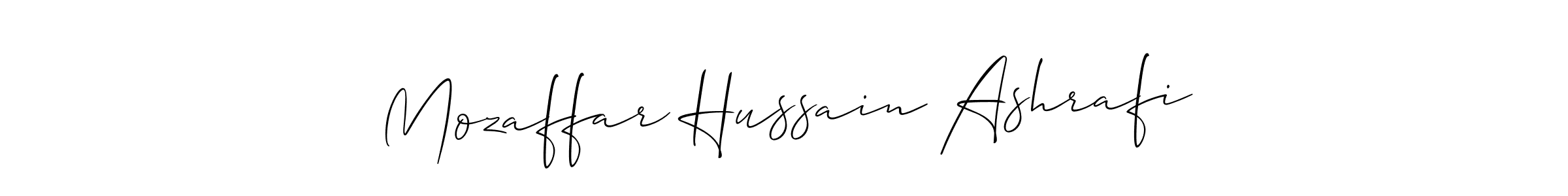 This is the best signature style for the Mozaffar Hussain Ashrafi name. Also you like these signature font (Allison_Script). Mix name signature. Mozaffar Hussain Ashrafi signature style 2 images and pictures png