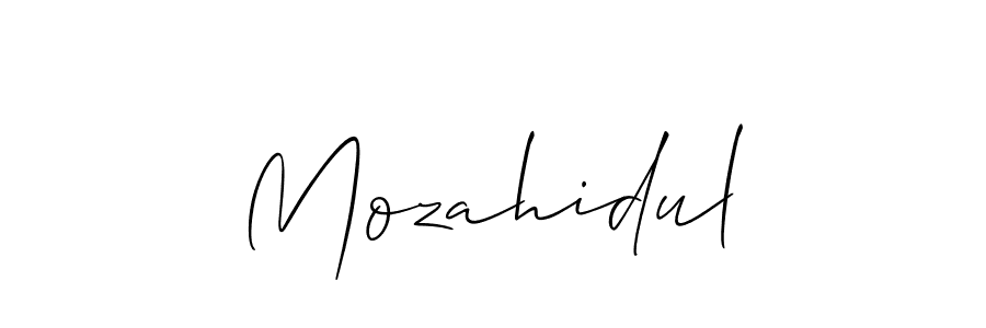 Also You can easily find your signature by using the search form. We will create Mozahidul name handwritten signature images for you free of cost using Allison_Script sign style. Mozahidul signature style 2 images and pictures png