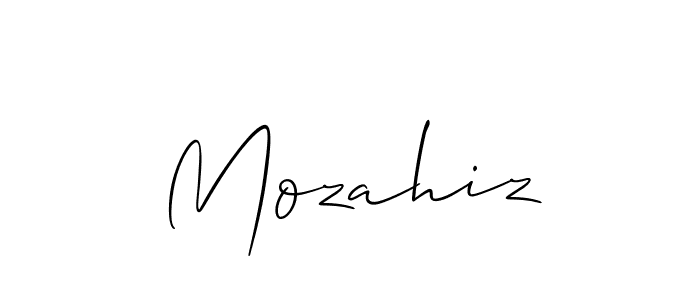 Also You can easily find your signature by using the search form. We will create Mozahiz name handwritten signature images for you free of cost using Allison_Script sign style. Mozahiz signature style 2 images and pictures png