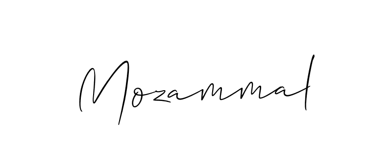 It looks lik you need a new signature style for name Mozammal. Design unique handwritten (Allison_Script) signature with our free signature maker in just a few clicks. Mozammal signature style 2 images and pictures png