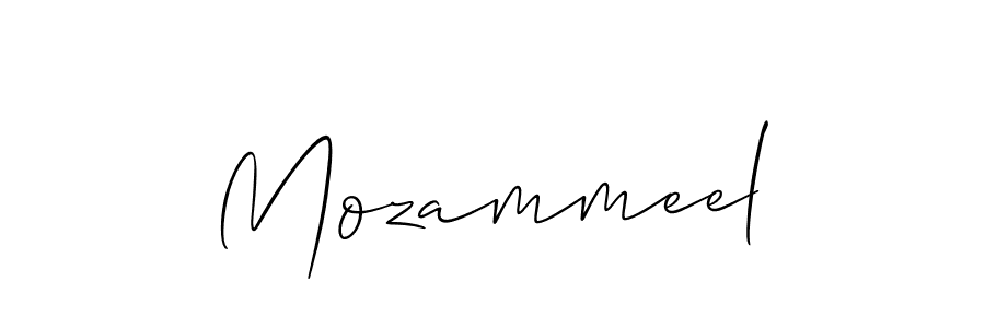 Similarly Allison_Script is the best handwritten signature design. Signature creator online .You can use it as an online autograph creator for name Mozammeel. Mozammeel signature style 2 images and pictures png