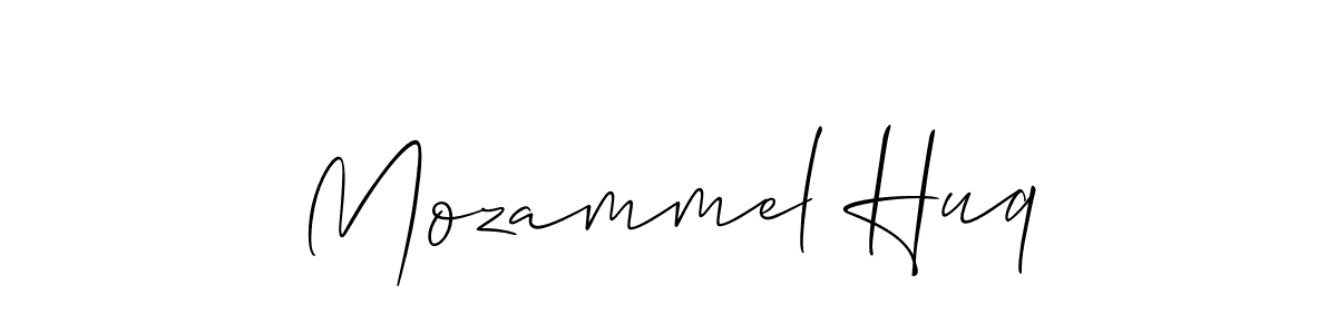 Make a beautiful signature design for name Mozammel Huq. Use this online signature maker to create a handwritten signature for free. Mozammel Huq signature style 2 images and pictures png