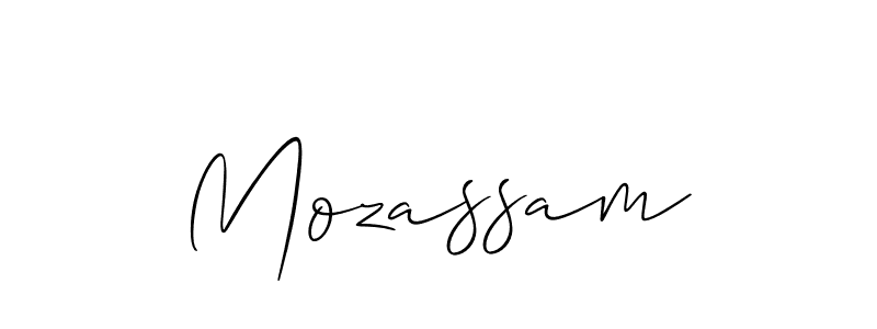 How to Draw Mozassam signature style? Allison_Script is a latest design signature styles for name Mozassam. Mozassam signature style 2 images and pictures png