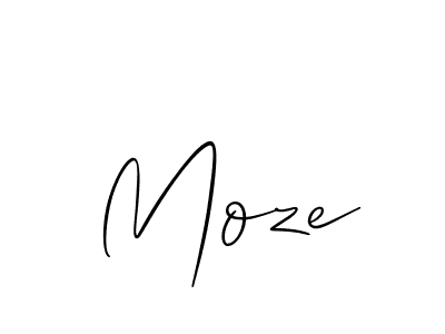 Also we have Moze name is the best signature style. Create professional handwritten signature collection using Allison_Script autograph style. Moze signature style 2 images and pictures png