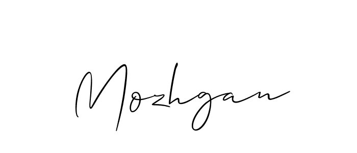 Make a beautiful signature design for name Mozhgan. Use this online signature maker to create a handwritten signature for free. Mozhgan signature style 2 images and pictures png