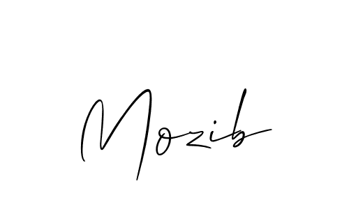 Make a short Mozib signature style. Manage your documents anywhere anytime using Allison_Script. Create and add eSignatures, submit forms, share and send files easily. Mozib signature style 2 images and pictures png