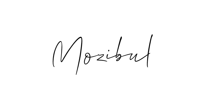 How to Draw Mozibul signature style? Allison_Script is a latest design signature styles for name Mozibul. Mozibul signature style 2 images and pictures png