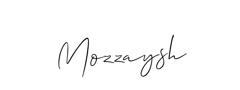 How to Draw Mozzaysh signature style? Allison_Script is a latest design signature styles for name Mozzaysh. Mozzaysh signature style 2 images and pictures png