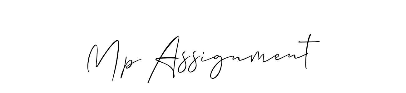 Check out images of Autograph of Mp Assignment name. Actor Mp Assignment Signature Style. Allison_Script is a professional sign style online. Mp Assignment signature style 2 images and pictures png