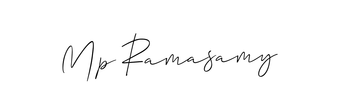 if you are searching for the best signature style for your name Mp Ramasamy. so please give up your signature search. here we have designed multiple signature styles  using Allison_Script. Mp Ramasamy signature style 2 images and pictures png