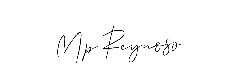 It looks lik you need a new signature style for name Mp Reynoso. Design unique handwritten (Allison_Script) signature with our free signature maker in just a few clicks. Mp Reynoso signature style 2 images and pictures png
