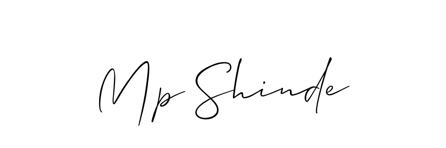 Also You can easily find your signature by using the search form. We will create Mp Shinde name handwritten signature images for you free of cost using Allison_Script sign style. Mp Shinde signature style 2 images and pictures png