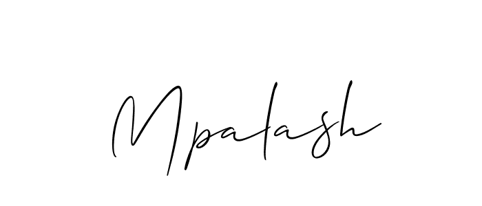 Allison_Script is a professional signature style that is perfect for those who want to add a touch of class to their signature. It is also a great choice for those who want to make their signature more unique. Get Mpalash name to fancy signature for free. Mpalash signature style 2 images and pictures png