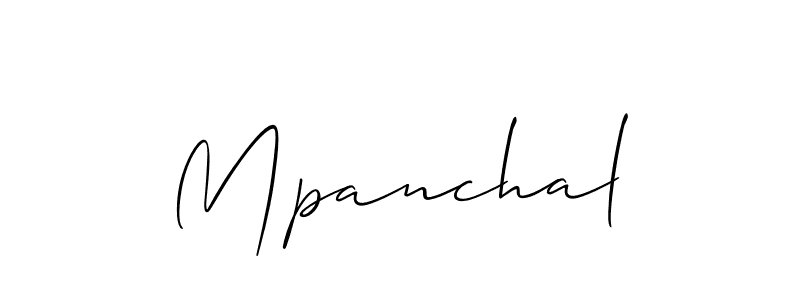 Also we have Mpanchal name is the best signature style. Create professional handwritten signature collection using Allison_Script autograph style. Mpanchal signature style 2 images and pictures png