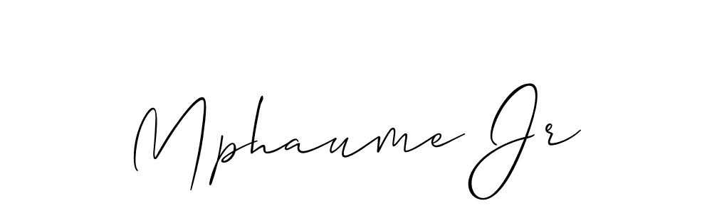 You should practise on your own different ways (Allison_Script) to write your name (Mphaume Jr) in signature. don't let someone else do it for you. Mphaume Jr signature style 2 images and pictures png