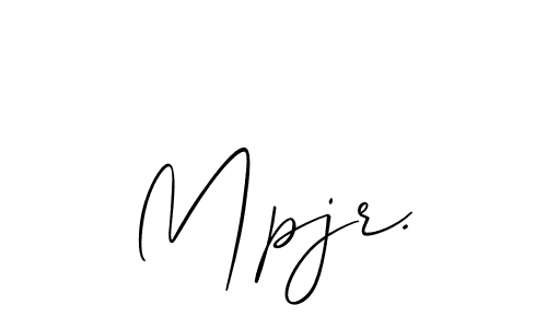 Make a beautiful signature design for name Mpjr.. Use this online signature maker to create a handwritten signature for free. Mpjr. signature style 2 images and pictures png