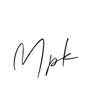 It looks lik you need a new signature style for name Mpk. Design unique handwritten (Allison_Script) signature with our free signature maker in just a few clicks. Mpk signature style 2 images and pictures png