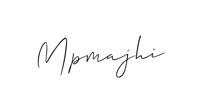 Design your own signature with our free online signature maker. With this signature software, you can create a handwritten (Allison_Script) signature for name Mpmajhi. Mpmajhi signature style 2 images and pictures png