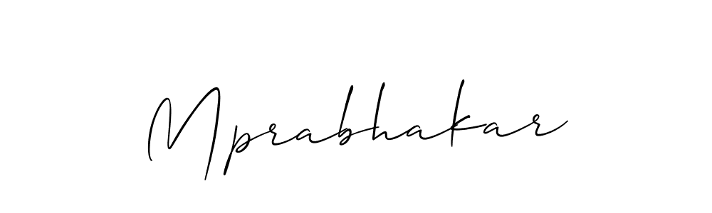 Similarly Allison_Script is the best handwritten signature design. Signature creator online .You can use it as an online autograph creator for name Mprabhakar. Mprabhakar signature style 2 images and pictures png