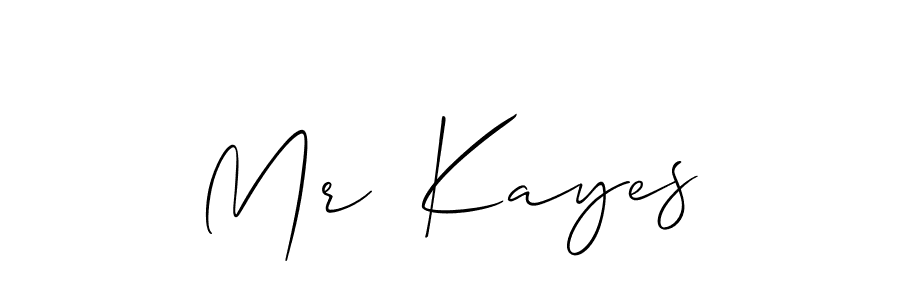Make a beautiful signature design for name Mr  Kayes. Use this online signature maker to create a handwritten signature for free. Mr  Kayes signature style 2 images and pictures png
