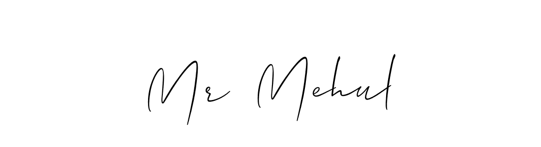 How to make Mr  Mehulπ signature? Allison_Script is a professional autograph style. Create handwritten signature for Mr  Mehulπ name. Mr  Mehulπ signature style 2 images and pictures png