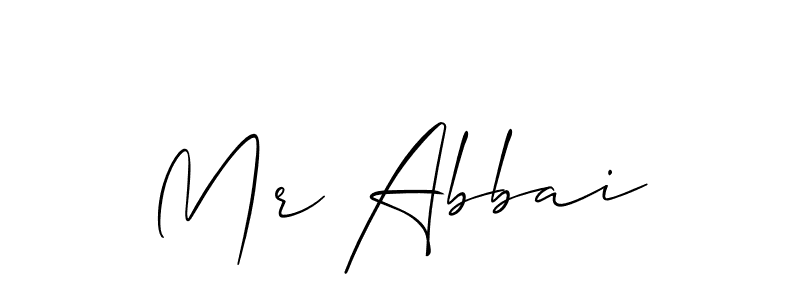 Make a beautiful signature design for name Mr Abbai. Use this online signature maker to create a handwritten signature for free. Mr Abbai signature style 2 images and pictures png