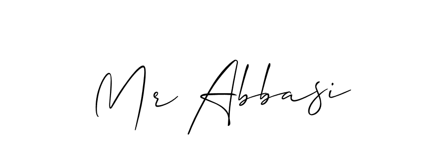 You should practise on your own different ways (Allison_Script) to write your name (Mr Abbasi) in signature. don't let someone else do it for you. Mr Abbasi signature style 2 images and pictures png