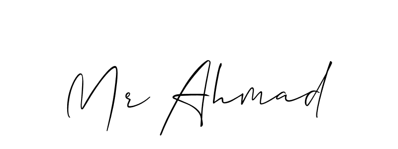 You can use this online signature creator to create a handwritten signature for the name Mr Ahmad. This is the best online autograph maker. Mr Ahmad signature style 2 images and pictures png