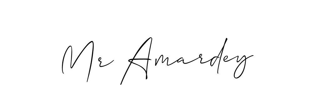 Allison_Script is a professional signature style that is perfect for those who want to add a touch of class to their signature. It is also a great choice for those who want to make their signature more unique. Get Mr Amardey name to fancy signature for free. Mr Amardey signature style 2 images and pictures png