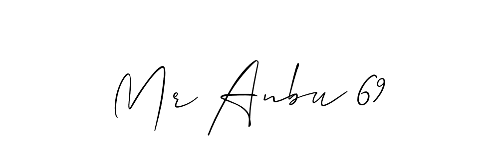 Use a signature maker to create a handwritten signature online. With this signature software, you can design (Allison_Script) your own signature for name Mr Anbu 69. Mr Anbu 69 signature style 2 images and pictures png